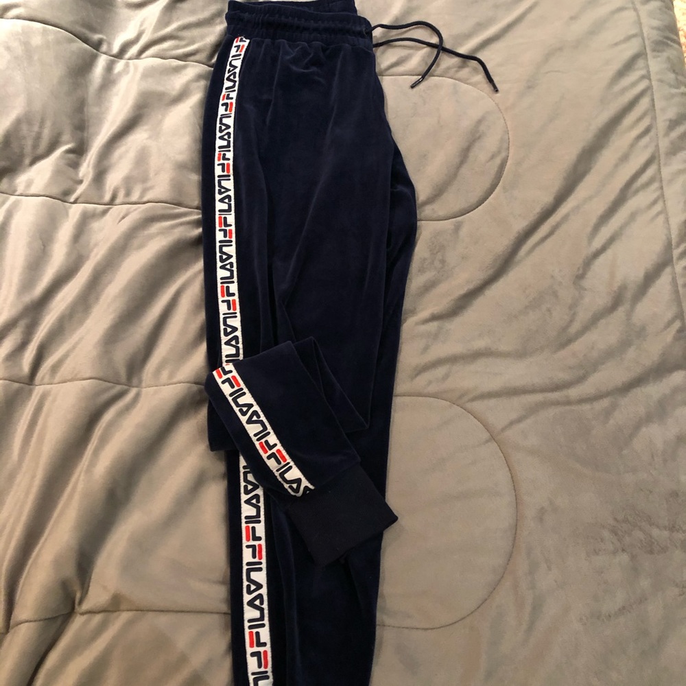 FILA velour joggers